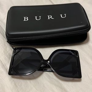 Oversized Black Sunglasses from Buru